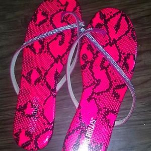 Pretty pink leather sandals